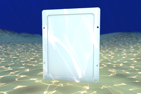 underwater rendering of a dive slate